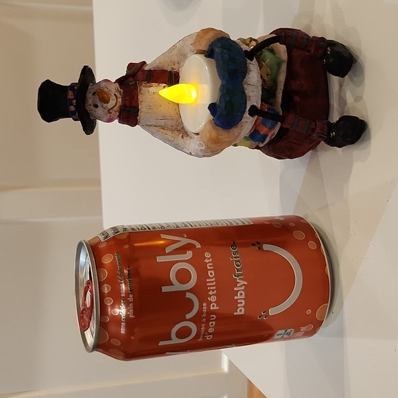 Snowman tea light candle holder - Picture 3 of 3